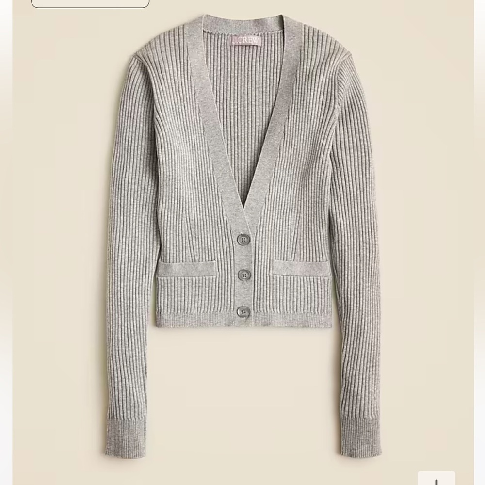 J. Crew | V-neck cardigan sweater in TENCEL™ lyocell blend
